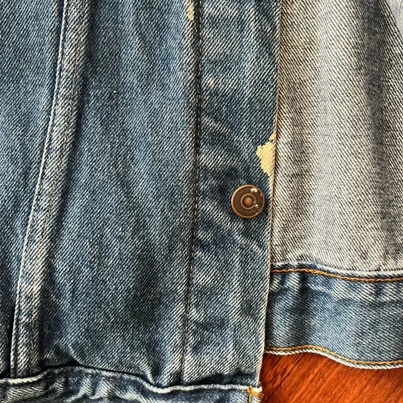 Alexi Hand Painted Originals Denim Jacket, large Size, Horses, derby, equestrian - Picture 4 of 8